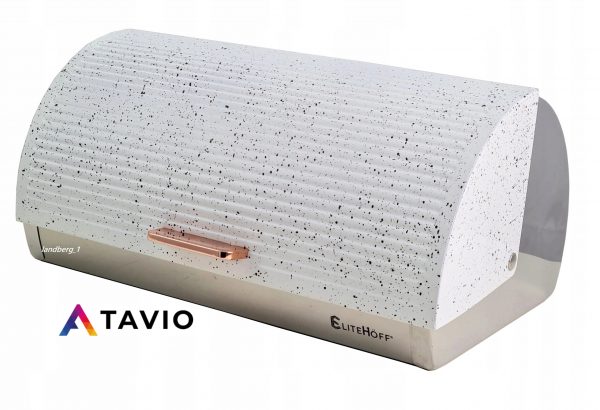 Chlebak "PASEK" stal nierdzewna biały E6018