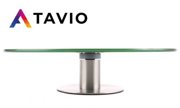 Patera jednopoziomowa 30 cm średnicy szklana - obrazek 2