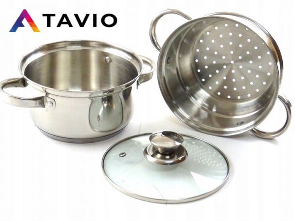 Garnek "PARA" do gotowania na parze 20 cm ZL9706 - obrazek 2