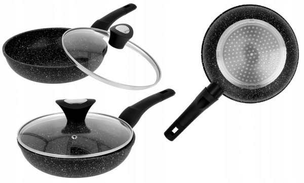 Patelnia "MARM" z pokrywką 24 cm 2828