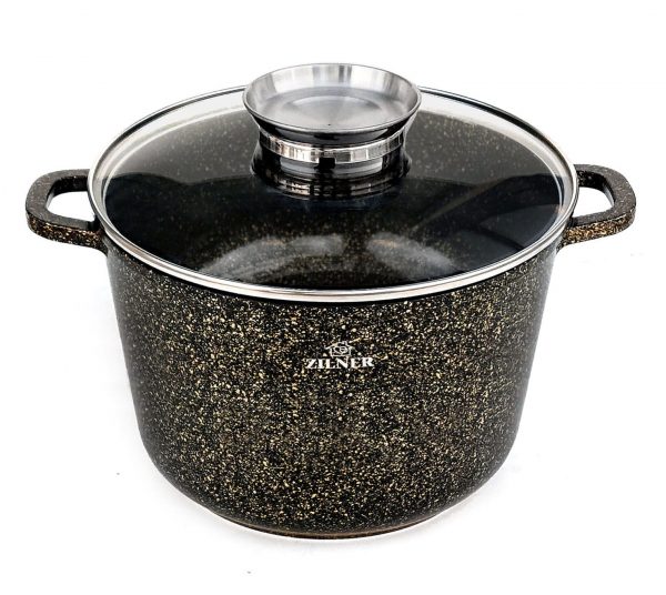 Garnek "MARMUR" wysoki marmurkowy 10,2l ZL7226