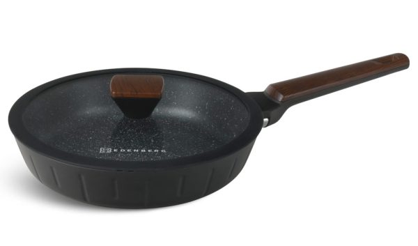 Garnki "ELEGANCKIE" marmurkowe czarny mat 10 elementów EB5631 - obrazek 4